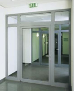 Brandschutztür T90 Aluminium