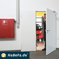 Rauchschutztüren aus Stahl zweiflügelig