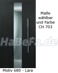 Aluminiumhaust&uuml;ren H&ouml;rmann TopPrestige Lara / Motiv 680 (CH 703), w&auml;rmed&auml;mmend, W&auml;rmeschutzglas, 5- fach Automatik Sicherheitsverriegelung