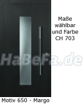 Aluminiumhaust&uuml;ren H&ouml;rmann TopPrestige Margo / Motiv 650 (CH 703), w&auml;rmed&auml;mmend, W&auml;rmeschutzglas, 5- fach Automatik Sicherheitsverriegelung