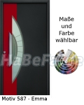 Aluminiumhaust&uuml;ren H&ouml;rmann TopPrestige  Motiv 587 Emma, w&auml;rmed&auml;mmend, W&auml;rmeschutzglas, 5- fach Automatik Sicherheitsverriegelung