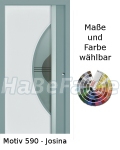 Aluminiumhaust&uuml;ren H&ouml;rmann TopPrestige  Motiv 590 Josina, w&auml;rmed&auml;mmend, W&auml;rmeschutzglas, 5- fach Automatik Sicherheitsverriegelung