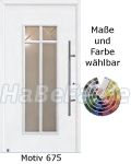 Aluminiumhaust&uuml;ren H&ouml;rmann TopPrestige Motiv 675, w&auml;rmed&auml;mmend, W&auml;rmeschutzglas, 5- fach Automatik Sicherheitsverriegelung