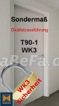 Feuerschutztüren T90-1 H16 WK3 Hörmann einflügelige Brandschutztür - Breite und Höhe wählbar DICKFALZ