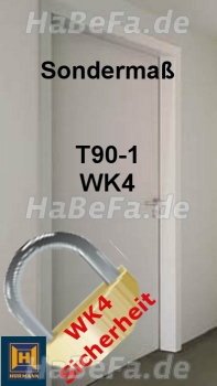 T90-1 H16 Brandschutztür RC4/WK4 im Sondermaß
