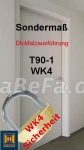 Feuerschutztüren T90-1 H16 WK4 Hörmann einflügelige Brandschutztür - Breite und Höhe wählbar DICKFALZ