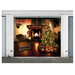 Garagentorplane "CHRISTMAS ROOM", für Einzelgaragen in verschiedenen Bestellgrößen