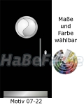 Hauseingangst&uuml;r Heroal - Nebent&uuml;r aus Aluminium Motiv 07-22, w&auml;rmeged&auml;mmte T&uuml;r, Sicherheitsverriegelung, Aluminiumf&uuml;llung, Isoglas