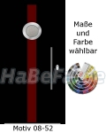 Hauseingangst&uuml;r Heroal - Nebent&uuml;r aus Aluminium Motiv 08-52, w&auml;rmeged&auml;mmte T&uuml;r, Sicherheitsverriegelung, Aluminiumf&uuml;llung, Isoglas