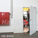 Mehrzwecktür D 45-2 zweiflügelige Stahltür 45 mm dick, Breite 2000 mm Höhe 2125 mm