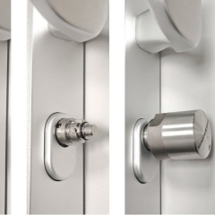 Simonsvoss Kernziehschutzadapter und Knauf