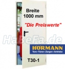 T30-1 H8-5 einflügelige Brandschutztür/ Feuerschutztür Breite 1000 mm verschiedene Höhen wählbar