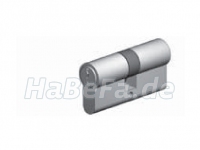 Profilzylinder (31,5 + 40,5 mm) für Beschläge ES1, bohr- und ziehgeschützt mit 10 Schlüsseln (691006)