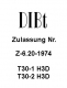H3D Zulassung vom DIBt
