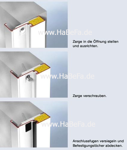 Montageanleitung der Dryfix Zarge von Hörmann