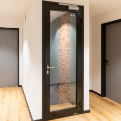 Aluminium Rauchschutzt&uuml;r - einfl&uuml;gelige RS Glast&uuml;r - H&ouml;rmann A/RS-150, Breite bis 1500 mm, H&ouml;he bis 3000 mm