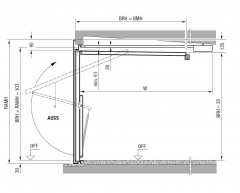 Berry Schwingtor N80 Motive 902 in der Breite 2250mm