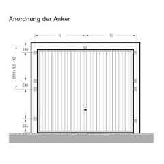 Berry Schwingtor N80 Motive 902 in der Breite 2500mm