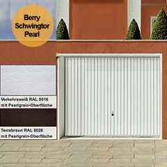Hörmann Berry Schwingtor in zwei Größen und zwei Farben - Weiß & Braun