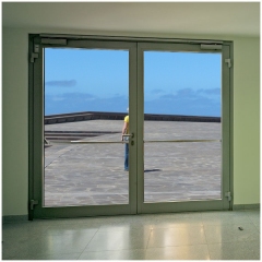 Alu Rohrrahmentür T30/RS einflügelig bis zu einer Größe von 1500 x 2500mm
