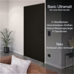 Die Holzinnentür BASIC Ultramatt - 3 Oberflächen - Breite wählbar