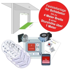 Feststellanlage PROTRONIC als Set für Schiebetore bis 4 Meter Breite und Sturzhöhe ab 1 Meter