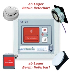 Feststellanlage PROTRONIC im Set für 1-flügelige Türen, Komplettset 1 ab Lager lieferbar! 