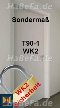 T90-1 H16 OD Brandschutztür RC2/WK2 im Sondermaß