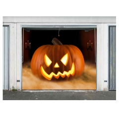 Garagentorplane "EVIL PUMPKIN", für Einzelgaragen in verschiedenen Bestellgrößen