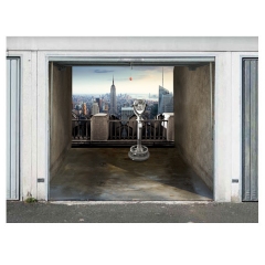 Garagentorplane "NYC View", für Einzelgaragen in verschiedenen Bestellgrößen