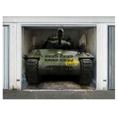 Garagentorplane "PANZER" für Einzelgaragen in verschiedenen Bestellgrößen