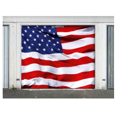 Garagentorplane "USA", für Einzelgaragen in verschiedenen Bestellgrößen