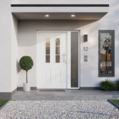 Haust&uuml;r im Landhausstil - mit oder ohne Fenster - H&ouml;rmann Modell Thermo46 Motiv TPS 100, TPS 200I, TPS 400I