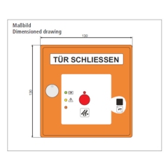 Hekatron Handauslösung DKT 01 ge oder DKT 02 ge / in Gelb / Artikelnummer 6200106 oder 6200107