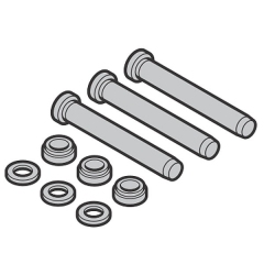 Hörmann Bolzenset B42 mit 3 Bandbolzen, 3 Kugellager (457861) 