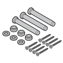 Hörmann Bolzenset B7 mit 3 Bandbolzen, 3 Kugellager und Schrauben 5,3x56 mm (548806) für Ständerwerkszargen