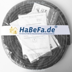HÖRMANN Dichtungsprofil schwarz für 1-flg. H8-5 & MZ Türen Nr. 694223 -  Thommel I & H GmbH