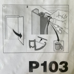 Hörmann Dichtung T30 Zargendichtung mit Artikelnummer 479303 - Länge 7500 mm - für Modelle H3 OD und D65 OD