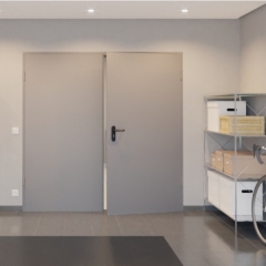 Hörmann Innentür ZK Standard als Doppeltür in Weiß oder Trendfarbe - komplett mit Zarge, Türblättern, Dichtungen und Griffen