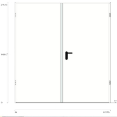 Ziechnung ZK Doppelt&uuml;r 