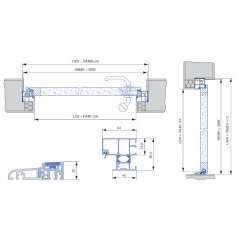 Hörmann MZ Thermo46 TPS 011 mit thermisch getrennter Aluminium-Blockzarge