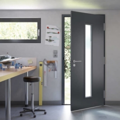 Hörmann Mehrzwecktür MZ Thermo46 mit Glasauschnitt als TPS 050F, als TPS 050S oder als TPS 020S