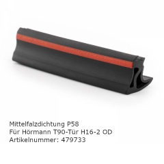 Hörmann T90 Brandschutzdichtung, 7500 mm, für Hörmann Systemzarge aus Stahl.