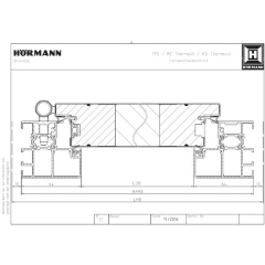 KSI Thermo46 RC2 Sicherheitstür von HÖRMANN, wärmegedämmt mit Mehrfachverriegelung, 1000 x 2000mm 