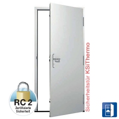 KSI Thermo - Keller- Sicherheitstür RC2 | wärmegedämmt, 875 x 2000mm