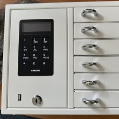 Lager: Set mit Keybox 9006 S (Nr. 141321) mit Software KeyWin Light  Software und USB Stick 141381 und 141382 - Schl&uuml;sselbox mit 6 F&auml;chern 
