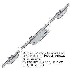 Mehrfachverriegelung Panikfunktion B LINKS (478368) RC3 für E65 RC3, H3 RC3, H3-2 VM RC3, H16-1 RC3