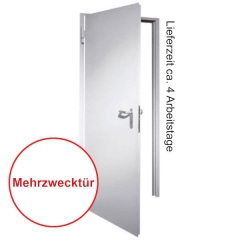 Mehrzwecktür MZD HT8 einflügelige Stahltür, Breite und Höhe wählbar - 4 Arbeitstage