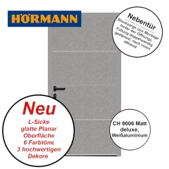 Nebentür L-Sicke von Hörmann für Renomatic in CH 9006 mit Blockzarge