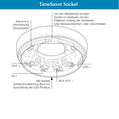 Protronic Standardsockel / Art.-Nr. 1204000005 / Standardsockel für Serie Orbis 